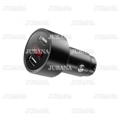 Car charger for cigarette lighter socket (metallic)