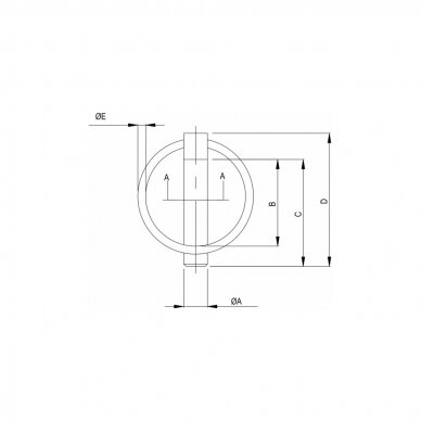 Linch pin with ring 1