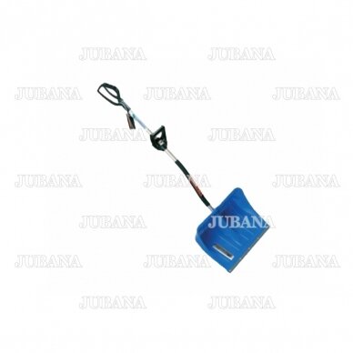 Plastic snow shovel with handle