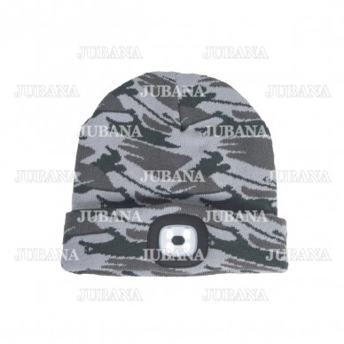 DEEL LED lamp hat grey camouflage 1