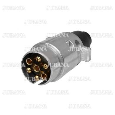 Plug trailer socket 12V, 7 pole, aluminum