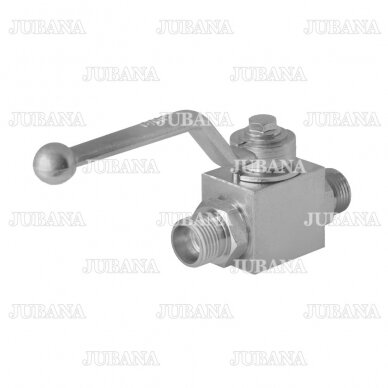 Two-way pressuure hydraulic ball valve S22-S22 (М18х1,5-М18х1,5)