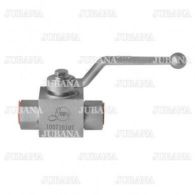 Three-way pressuure hydraulic ball valve 1/4"-1/4"-1/4" 1