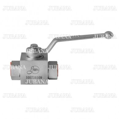 Three-way pressuure hydraulic ball valve 3/8"-3/8"-3/8" 1