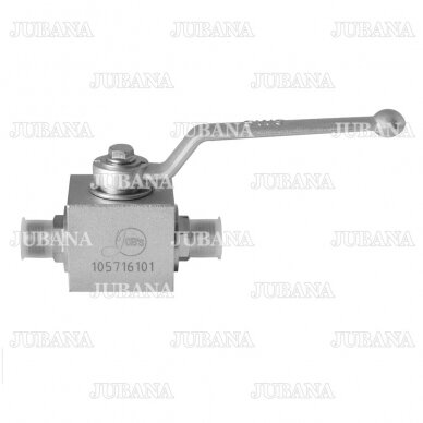 Three-way pressuure hydraulic ball valve S19-S19-S19 (М16х1,5-М16х1,5-М16х1,5) 1