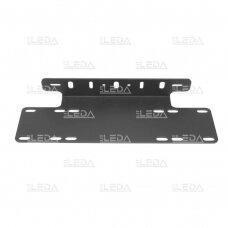 EU Number plate bracket for LED light (black)