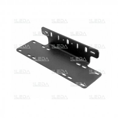 EU Number plate bracket for LED light (black) 2