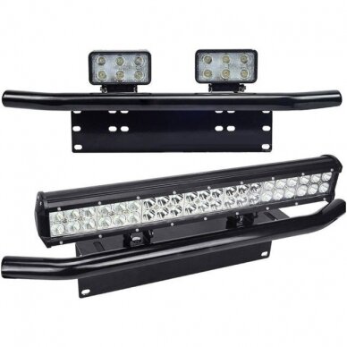 Licence Plate Bracket for LED Light (black) 3