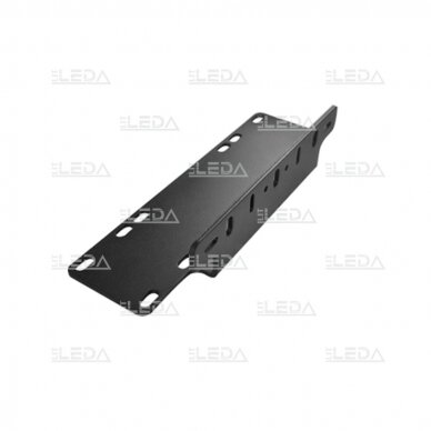 EU Number plate bracket for LED light (black) 3