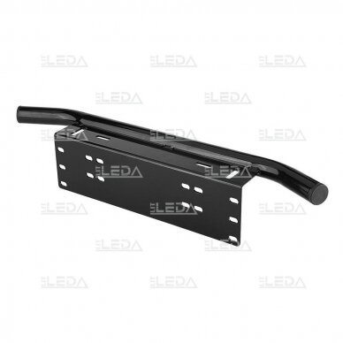 Licence Plate Bracket for LED Light (black)