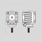 LED darbo žibintas 10W; 600 lm (siauro spindulio); R10, EMC 7