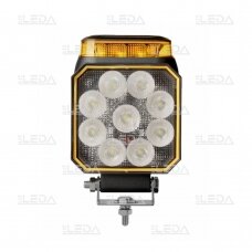 LED work light with warning light function 14W; 1200lm; (flood)