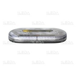 LED mini bar beacon yellow, 12/24V; magnetic; 328x186x50mm; ECE R65, ECE R10 6