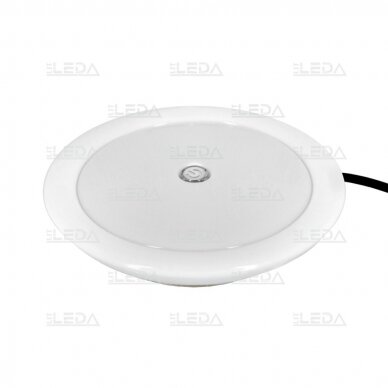 LED auto interior light D = 128mm; round; with switch