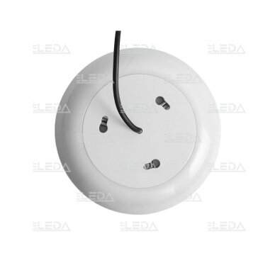 LED auto interior light D = 128mm; round; with switch 2