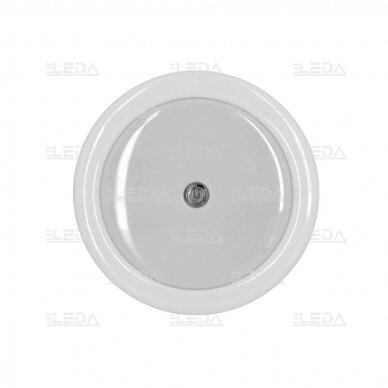 LED auto interior light D = 128mm; round; with switch 1