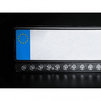 LED BAR sertifikuotas žibintas su numerių laikikliu, 82W; 8800lm; L=53,5 cm (driving) 2