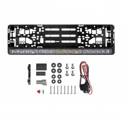 LED BAR sertifikuotas žibintas su numerių laikikliu, 82W; 8800lm; L=53,5 cm (driving) 6