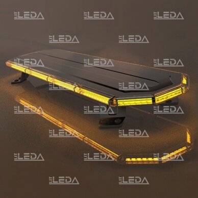 LED BAR švyturėlis geltonas, 12/24V, L=918mm 1