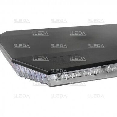 LED warning light BAR amber, fixed screws 12/24V 3