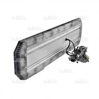 LED warning light BAR amber, fixed screws 12/24V 4