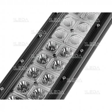 LED BAR Žibintas 120W, 8400lm, L=55cm, combo, lenktas 7