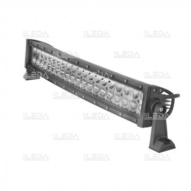 LED BAR Žibintas 120W, 8400lm, L=55cm, combo, lenktas