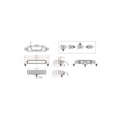 LED BAR light 40W; 3680 lm; (driving beam) 6