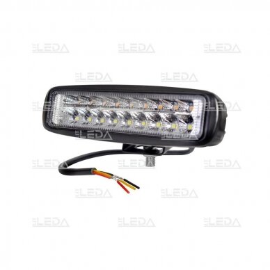 LED darbo žibintas 18W; 1320lm (balta + geltona, combo spindulys)