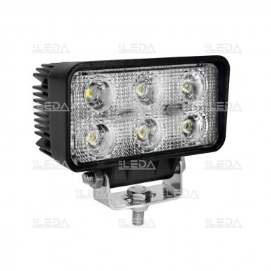 LED work lamp 18W/60° (floodlight, rectangular)