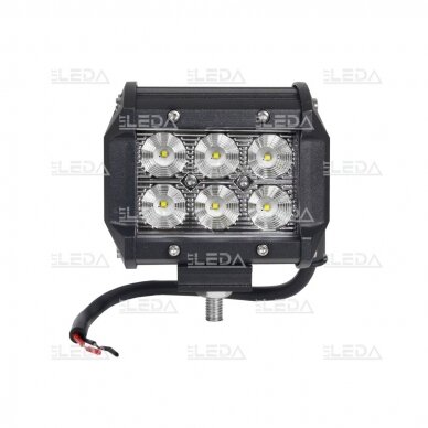 LED darbo žibintas 18W 1260 lm plataus spindulio; PREKĖ BUVUSI EKSPOZICIJOJE 2