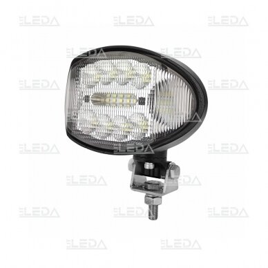 LED darbo žibintas 24W; 2500 lm; (ovalus korpusas)