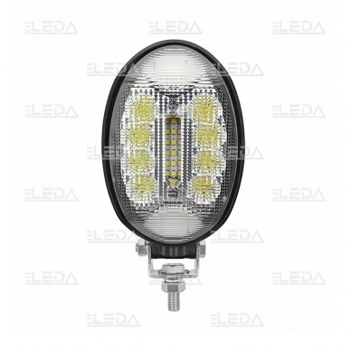 LED darbo žibintas 24W; 2500 lm; (ovalus korpusas) 1