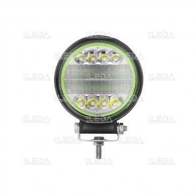 LED work light 30W combo beam, with green angel eye EMC 4