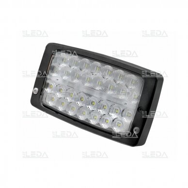 LED work light 30W (high/low beam combo), recessed