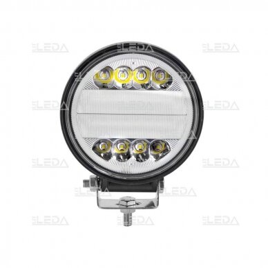 LED work light 30W (combo beam, round, with blue angel eye) EMC 3