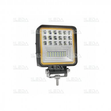 LED work light 42W; 3500 lm; (42x1W combo beam + angel eye); ECE R10