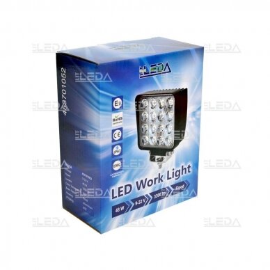 LED Darbo Žibintas 48W Plataus spindulio E9 EMC 4