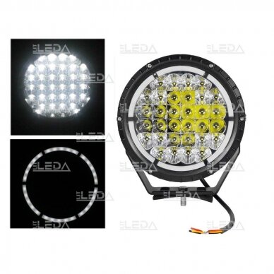 LED darbo žibintas 68W+5W; (combo+angelo akis) CREE; R112, R7, R10, EMC