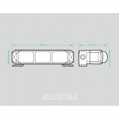 LED Driving Light DIY installation 12W, 700lm, Spot, 8cm 8