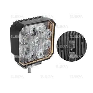 LED work light with ON/OFF switch 35W; OSRAM P8; Flood