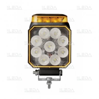 LED darbo žibintas su švyturėlio funkcija; 14W; 1200 lm; (plataus spindulio)