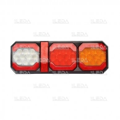 LED tail light 12-24V; direction, stop, reverse light, reflector 1