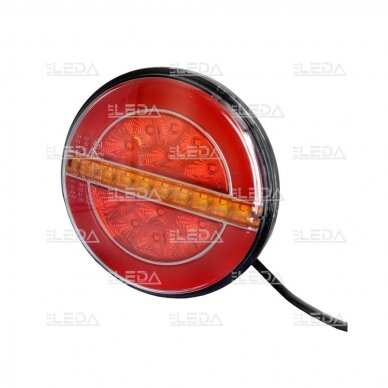 LED tail light 12/24V; Ø136mm, tail, dirrection indicator, brake lamp 2