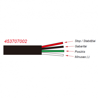 LED tail light 12-24V; 110x103mm, tail, direction indicator (right), brake, number plate lamp 4