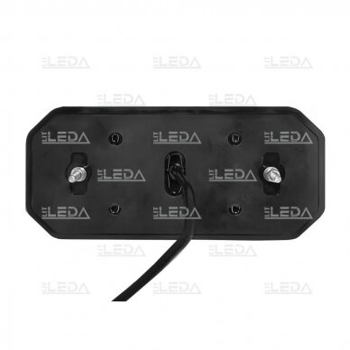 LED tail light 12-24V; 235x110mm tail, direction indicator (left), brake, reverse, number plate, fog lamp and reflector 4