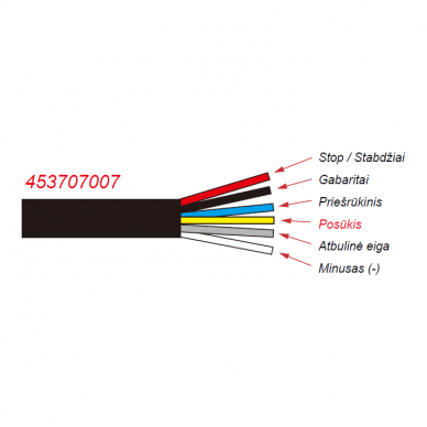 LED tail light 12-24V; 241x140mm, tail, direction indicator (left), brake, reverse, number plate, fog lamp and reflector 4