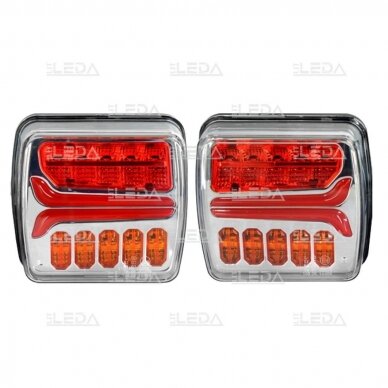 LED wireless tail light kit 12V: tail, dirrection indicator, brake lamp 1