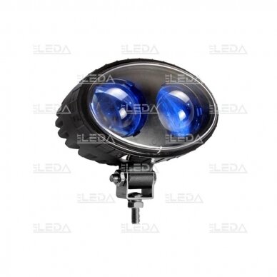 LED forklift light 10-80V, 10W, CREE; blue spot light 8