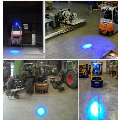 LED forklift light 10 80V 10W CREE blue spot light Jubana.lt